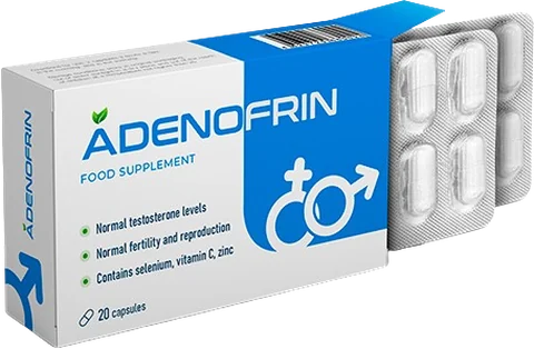 Adenofrin cápsulas para la próstata y la salud urológica masculina
